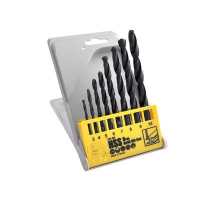 Набор сверл HSS из 8 шт. с оксидированием для сверления металла