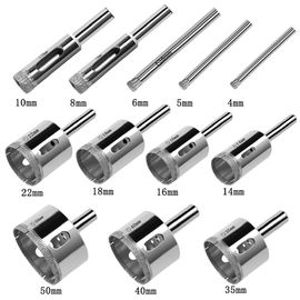 12pc Diamond Core Drill Bit Set 4-50mm для стеклянной керамической плитки