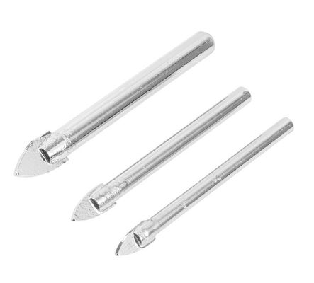 Набор из 6 сверл по стеклу YG6X в алюминиевом футляре