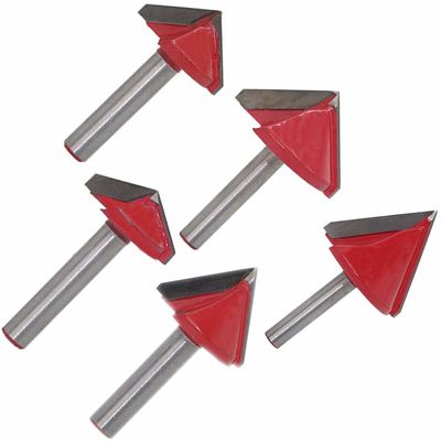 Карбидные V-Groove маршрутизаторы для деревянного алюминия из пластика