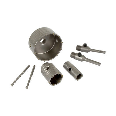 Коронка TCT 30-160 мм для бетонных стен с хвостовиком SDS Plus