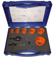 M3/M42 Bi-Metal Hole Saw Set 19-57mm с пластиковым корпусом