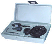 Набор корончатых сверл из высокоуглеродистой стали по дереву 13 шт. 19-64 мм